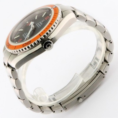 Omega Seamaster Planet Ocean Orange XL Co-Axial 45.5mm Mens Watch
