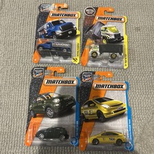 Lot 4 New Matchbox Match Box Adventure Per til Pumper Fiat 500x Prius Taxi