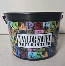 Taylor Swift The Era's Tour AMC EXCLUSIVE POPCORN BUCKET Black Plastic NEW