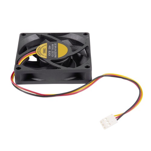 1X(70x70mm 12V 3-Pin PC Computer Case CPU DC Brushless Cooler Cooling Fan8465 - Afbeelding 8 van 9