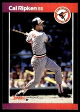Cal Ripken 1989 Donruss #51 Baltimore Orioles FREE SHIPPING AutographDen