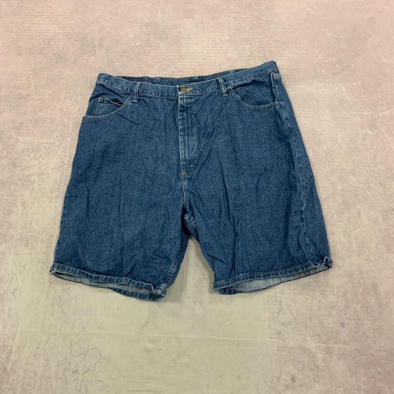 Wrangler Mens 42 Blue Denim Relaxed Shorts