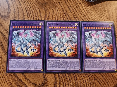 3x Neo Blue-Eyes Ultimate Dragon SDWD-EN035 Common NM Playset x3 Yugioh 