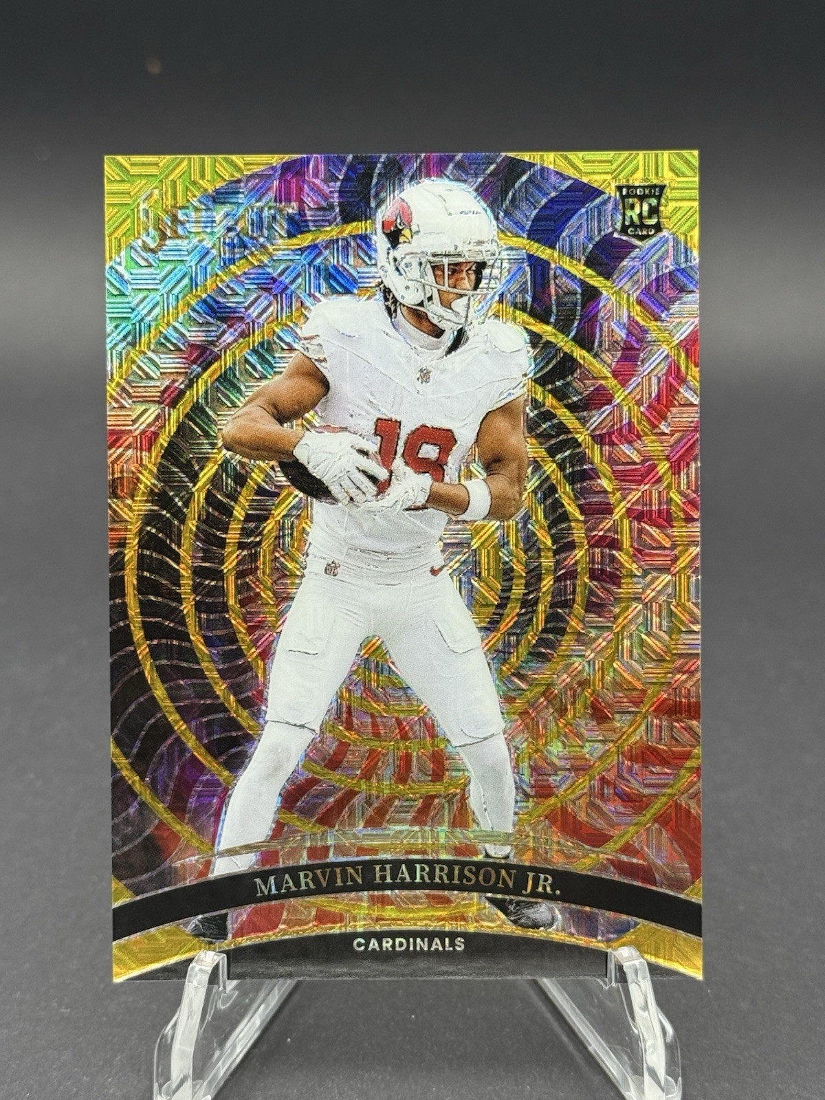 2024 Panini Select Marvin Harrison Jr. COLOR WHEEL GOLD 2/10 SSP.