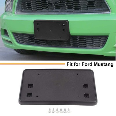  Car Front Bumper License Plate Bracket Holder Stand For Ford Mustang 2010-2014