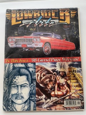 Lowrider Arte Magazine December January 1999 Chicano Art Drawings