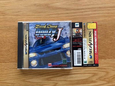 Zero 4 Champ DooZy-J Type-R Sega Saturn SS Japan Arcade Racer With Spine Card