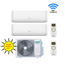 CLIMATIZZATORE HISENSE DUAL SPLIT HI COMFORT 9000+12000 2AMW42 WIFI 9+12 CF25/35