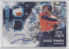 2017 Panini Diamond Kings Limited Lithos Holo Blue 2/10 George Springer Auto 1q2