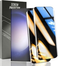 2 Pack Anti Spy Tempered Glass Screen Protector for Samsung Galaxy S23 Ultra 9H