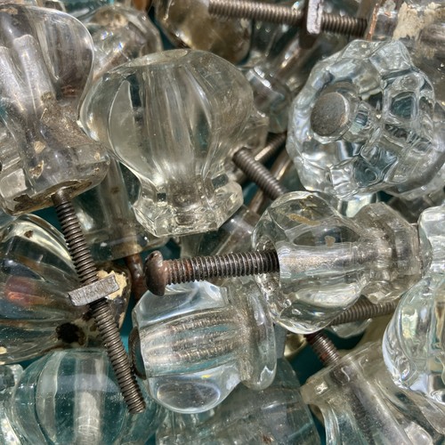 HUGE Vintage Antique Lot Vintage Furniture cabinet Glass Knobs Pulls Drawer pull - Picture 22 of 22
