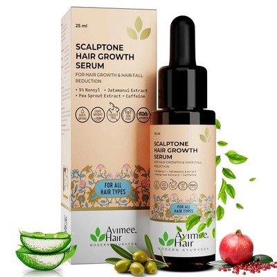 Avimee Herbal Scalpton Serum 25ml Haarwachstum & Fallkontrolle Nansyl, grün