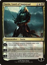 Sorin, Lord of Innistrad [Duel Decks: Sorin vs. Tibalt] Lightly Played Foil