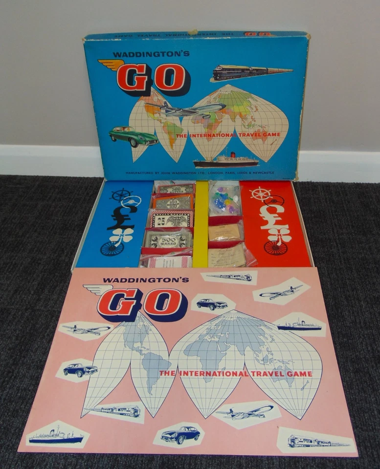 Vintage Waddingtons Go  The International Travel Game  - 1961 - Image 2 of 4