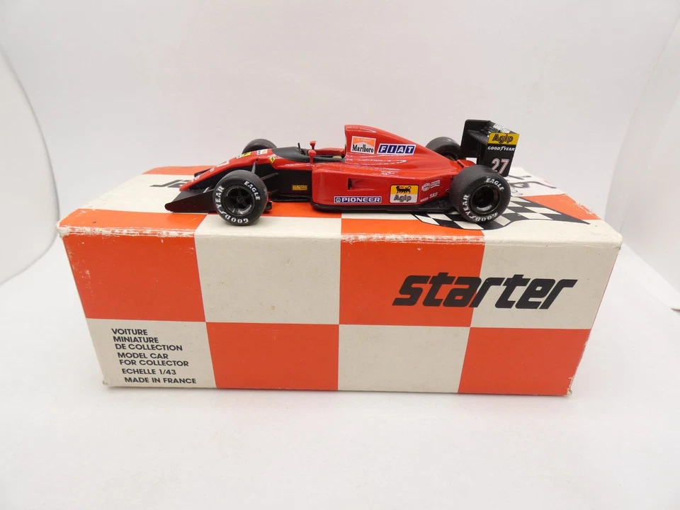 Ferrari 643 Alain Prost #27 1991 Marlboro 1/43 Tameo F1 Set Aufgebaut - Bild 4 von 4