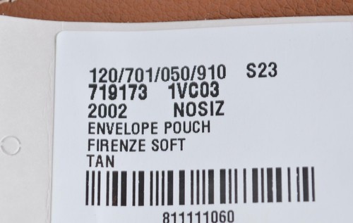 Nuova borsa pochette Alexander McQueen morbida pelle marrone chiusura teschio busta - Foto 10 di 10