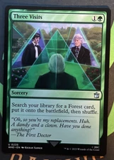 Three Visits Universes Beyond: Doctor Who Regular MTG