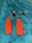 Adaptive Utensils Set 2 Piece Parkinsons Arthritis Tremor Spoon Fork Knife — photo 1