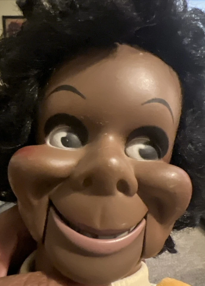 Boneca boneco 1973 Lester Ventríloquo Eegee Company 25” polegadas - Imagem 3 de 4