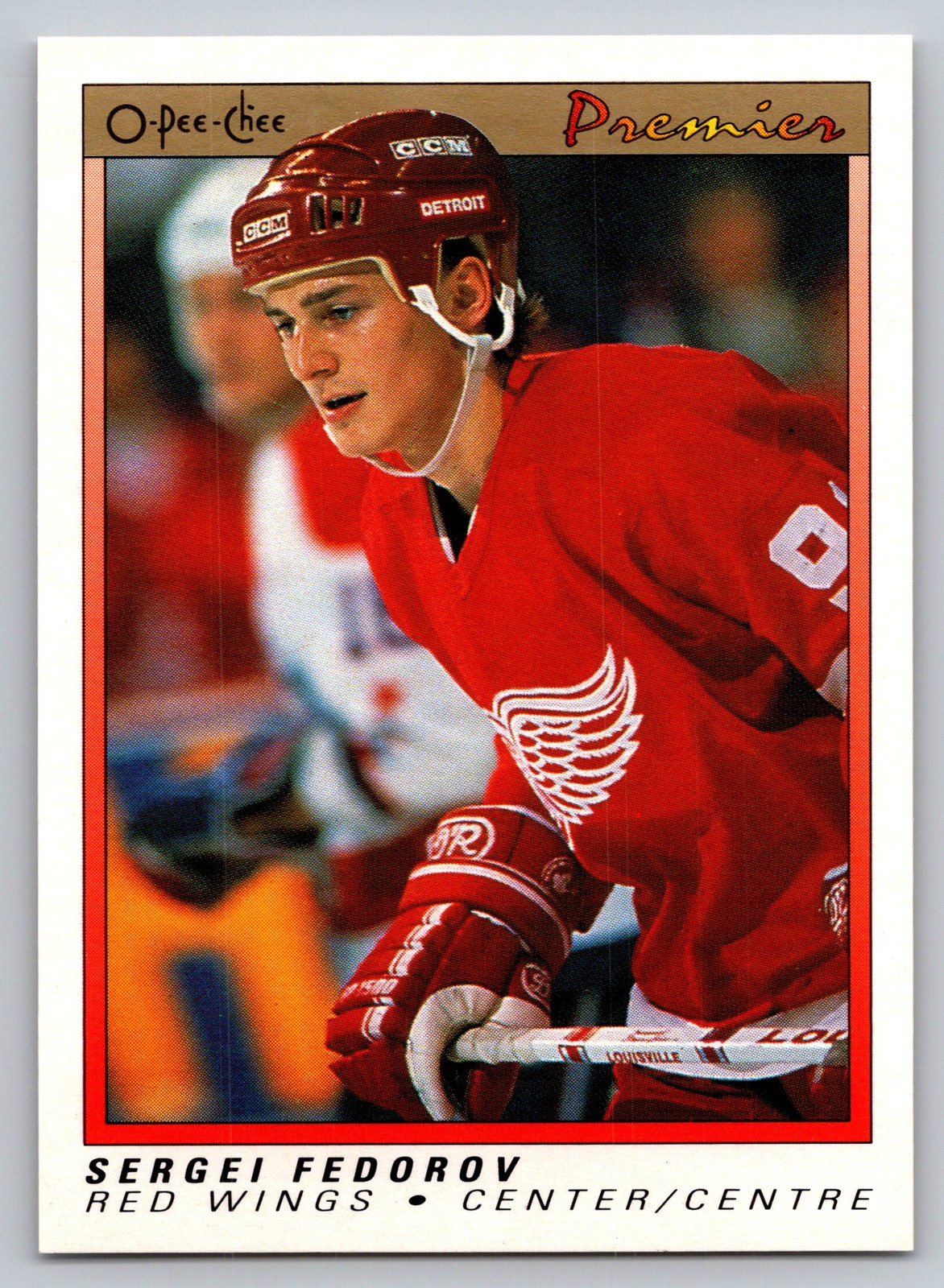 1990-91 O-Pee-Chee Premier #30 Sergei Fedorov RC Rookie