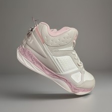 Girls Shoes : AND 1 Brand GREY /PINK Basketball High Top Sneakers SIZE 4 NWT