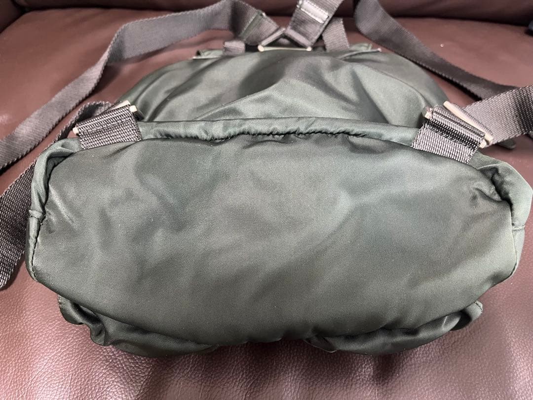 PRADA triangle logo nylon backpack drawstring typ… - image 6