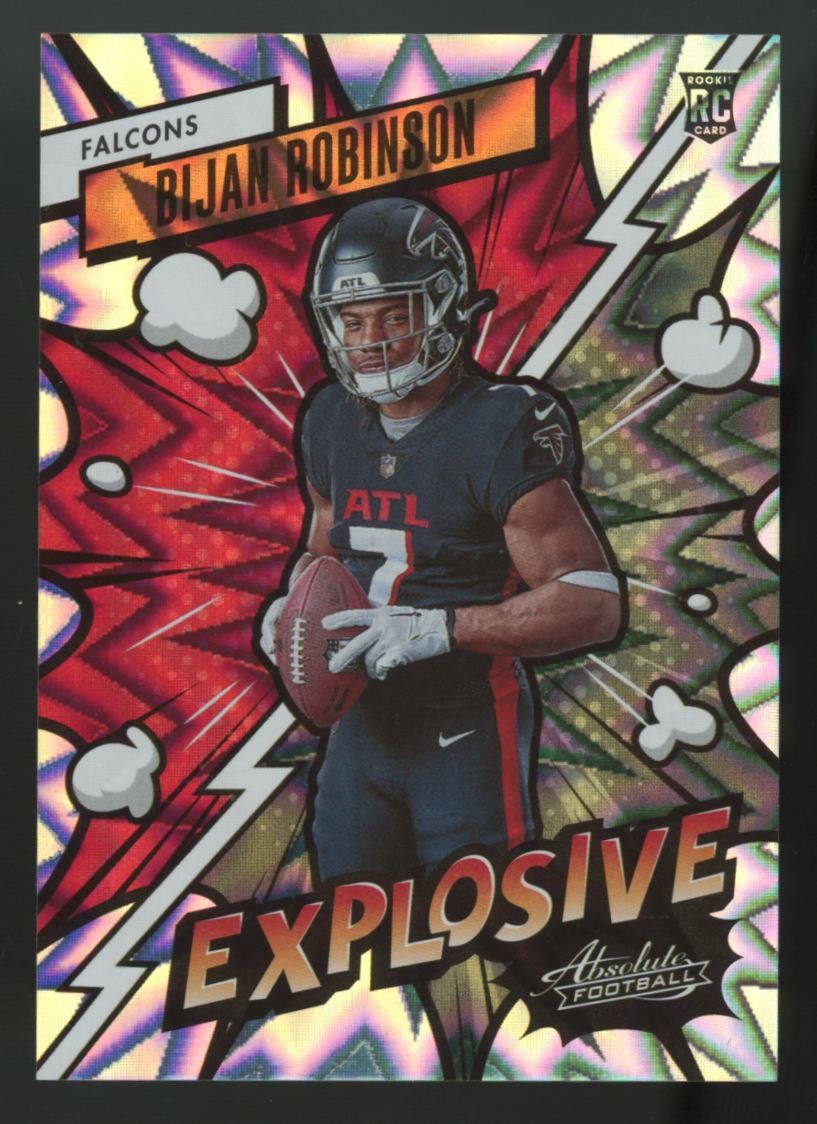 2023 Panini Absolute Bijan Robinson RC Explosive SSP #44