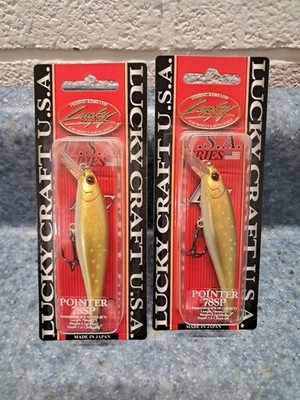 2 LUCKY CRAFT Pointer 78 OGs 3/8oz 78mm 4-5' Luckycraft Suspending Jerkbait Rare