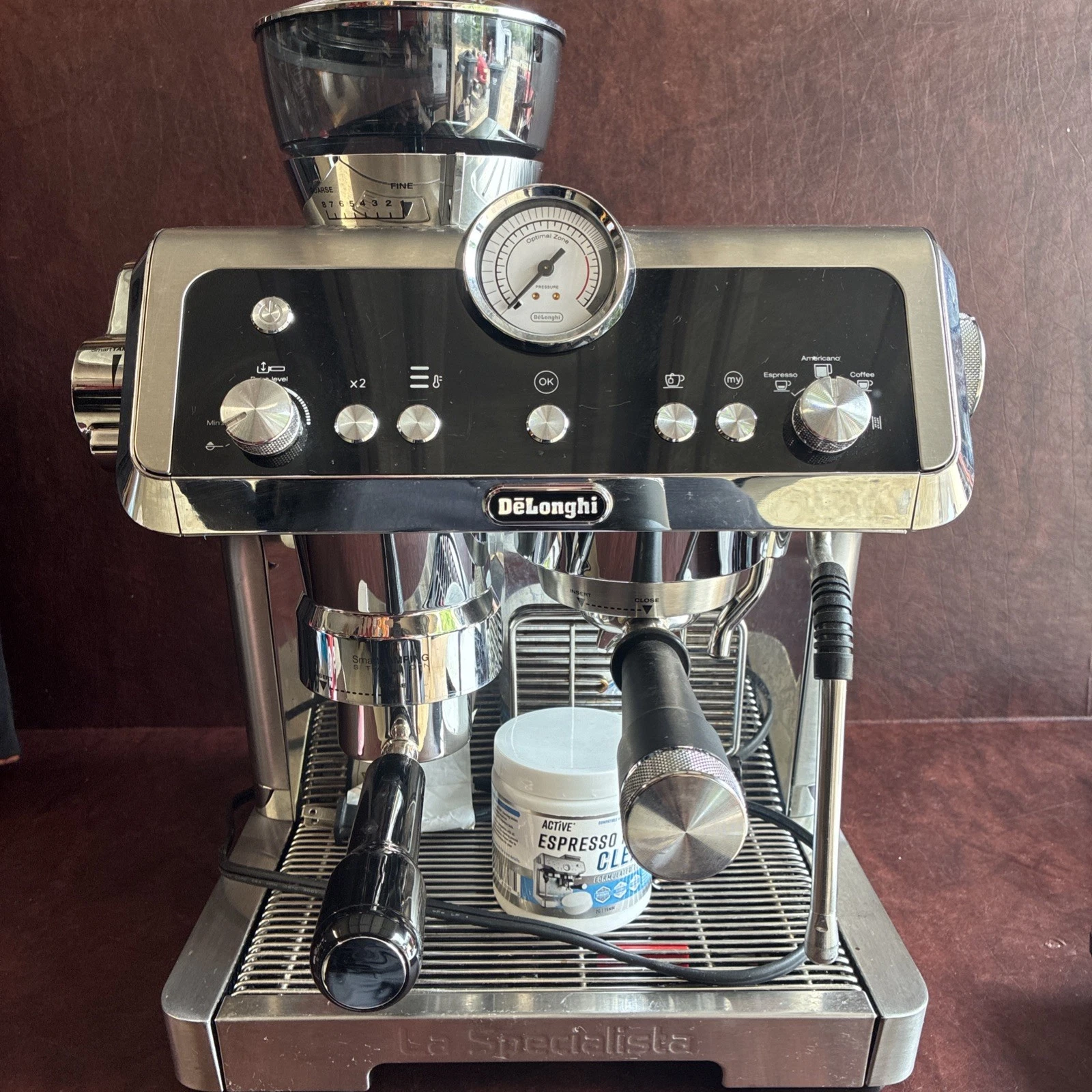 DeLonghi EC9355M La Specialista Prestigio Espresso Machine - Stainless Steel
Opens in a new window o