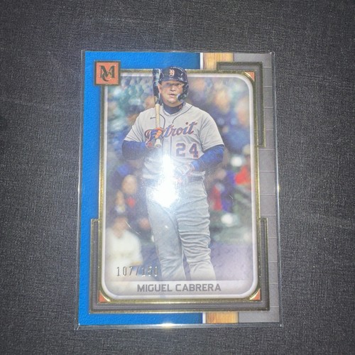 2023 Topps Museum Collection Miguel Cabrera/150 Blue Sapphire #36