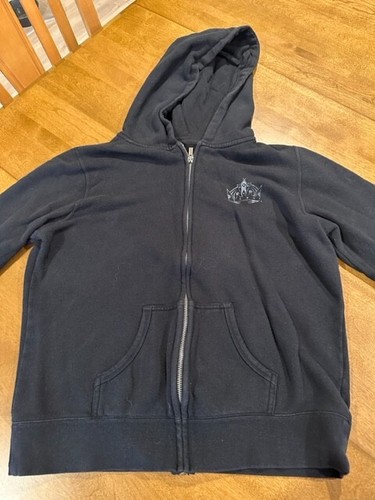 Los Angeles Kings NHL Hoodie Women's X-Large Full-Zip Down Sweatshirt Black - Picture 3 of 8