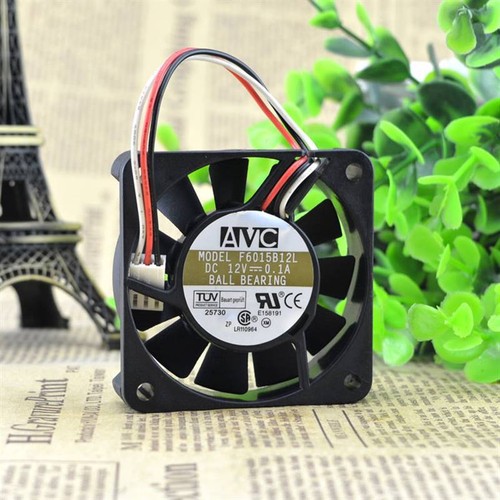 1pc AVC F6015B12L fan 60*60*15mm 3pin 12V 0.1A - Picture 4 of 5