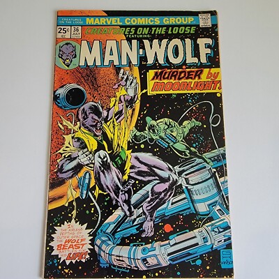 Creatures On The Loose #36 Marvel Comics 1975 Man-Wolf 5.0 Very Good / Fine