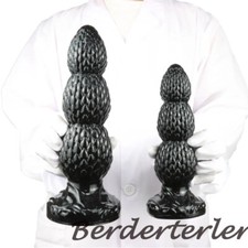 Black Huge Anal Plug Dildo Prostate Massage Deep Butt Plug Long Anal Sex Toys