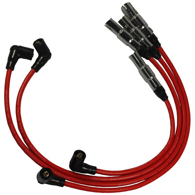 Set Spark Plug Wire 8MM 27588 For Bora Beetle VW Golf GTI Jetta 2.0L JDMSPEED