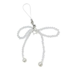 Sparkling Crystal Butterfly Phone Lanyard Bowknot Star Keychain Bag Decoration