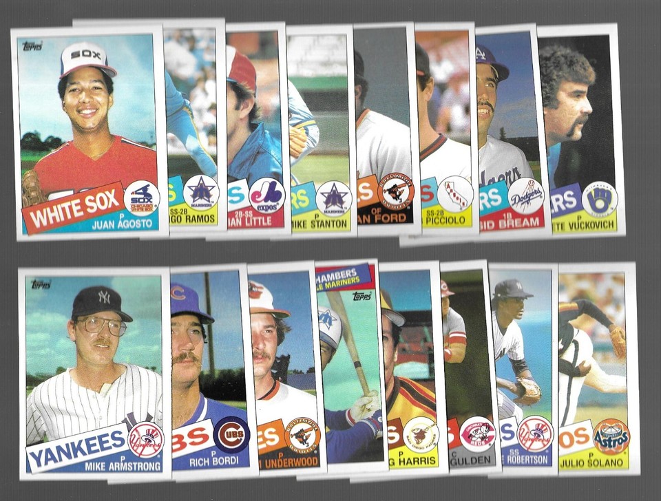 75 x 1985 TOPPS LOT G NOLAN RYAN MIKE SCHMIDT PETE ROSE ANDRE DAWSON ...