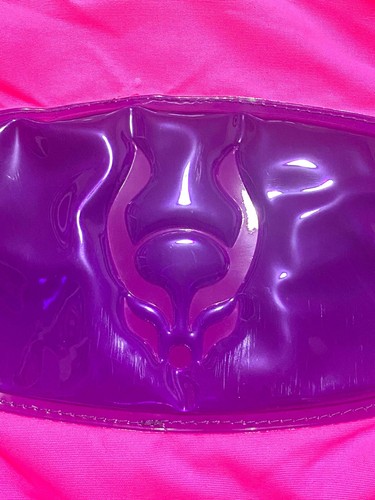 CYBERDOG VEST - Hot Pink + Purple UV - VINTAGE Rave Party UK Size Small - Picture 8 of 8