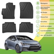 Gummifußmatten Fussmatten Eco Friendly Für Toyota Corolla Ab 2019 Kombi