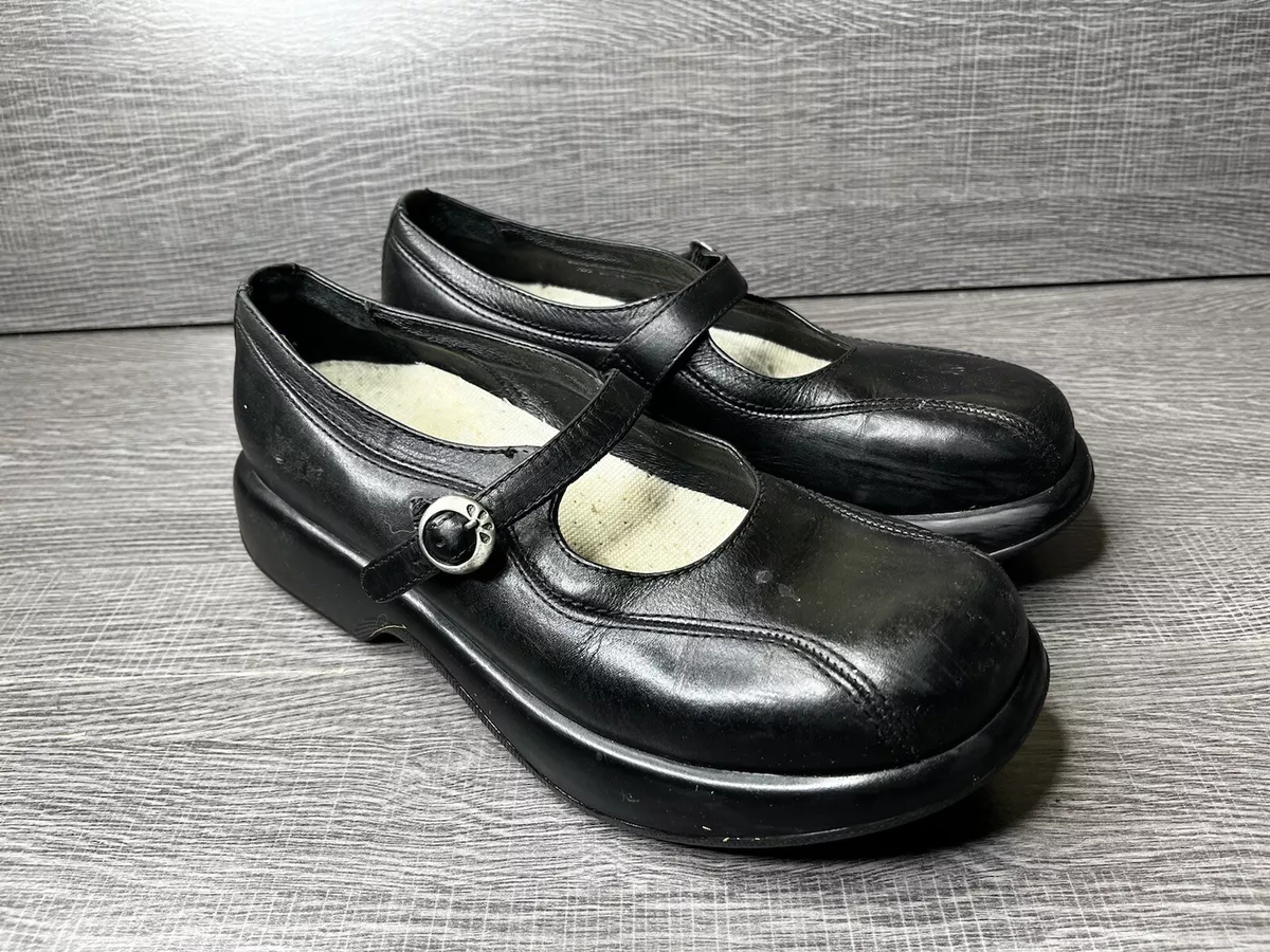 Dansko Shoes 42 11.5 12 Mary Jane Clogs Loafers Soft Black