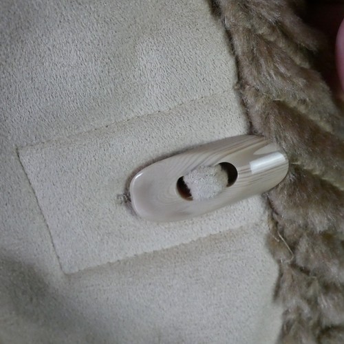 St. John’s Bay Womens Size S Tan Faux Fur Hooded Parka Coat Y2K NEW w Tags - Picture 6 of 14