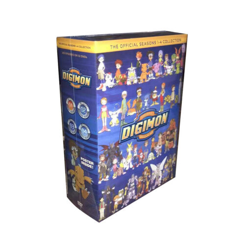 Digimon Digital Monster Complete Series DVD  32-Disc New Box Set English - Picture 1 of 3