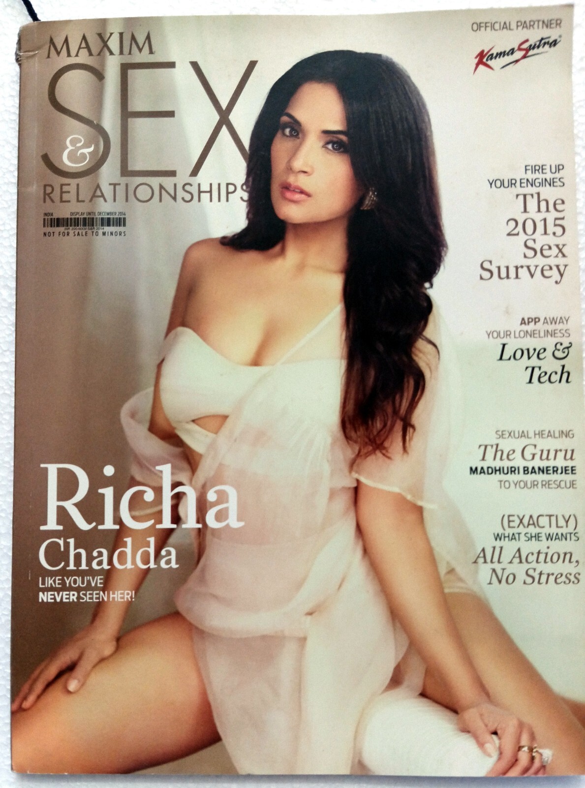 Maxim India Sex & Relationship Special Issue 2014 Richa Chadda