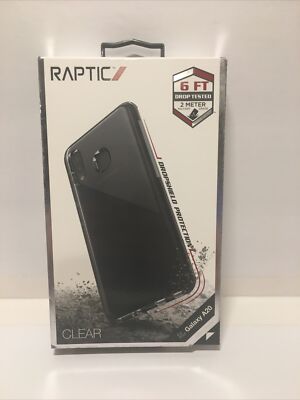 Raptic Cell Phone Case for Galaxy A20 Clear 6 Ft Drop Tested New 