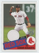 2020 Topps 1985 35th Anniversary Relics Xander Bogaerts Boston Red Sox