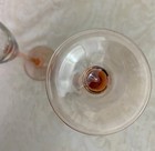TWO Luminarc Glasses France PINK Rose Stem Champagne Flutes 8 1/2 inch — photo 6
