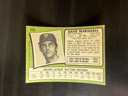 1971 Topps Baseball #1-262. You-Pick Complete-Your-Set. Low Ship. Up to 10% Off - Picture 495 of 501