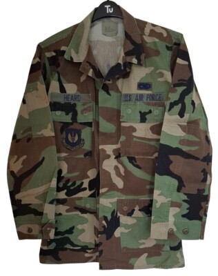 U.S. Air Force USAF M81 Woodland Hot Weather Jacket w/insignia - Small X-Long