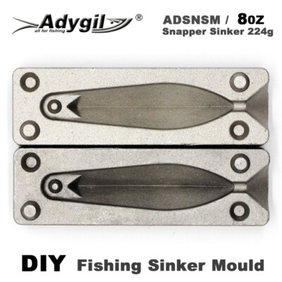 Adygil DIY Fishing Snapper Sinker Mould ADSNSM/8oz Snapper