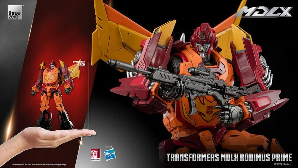 Transformers Animation Rodimus Principal Dlx Colección figure ThreeZero Sideshow - Imagen 2 de 4